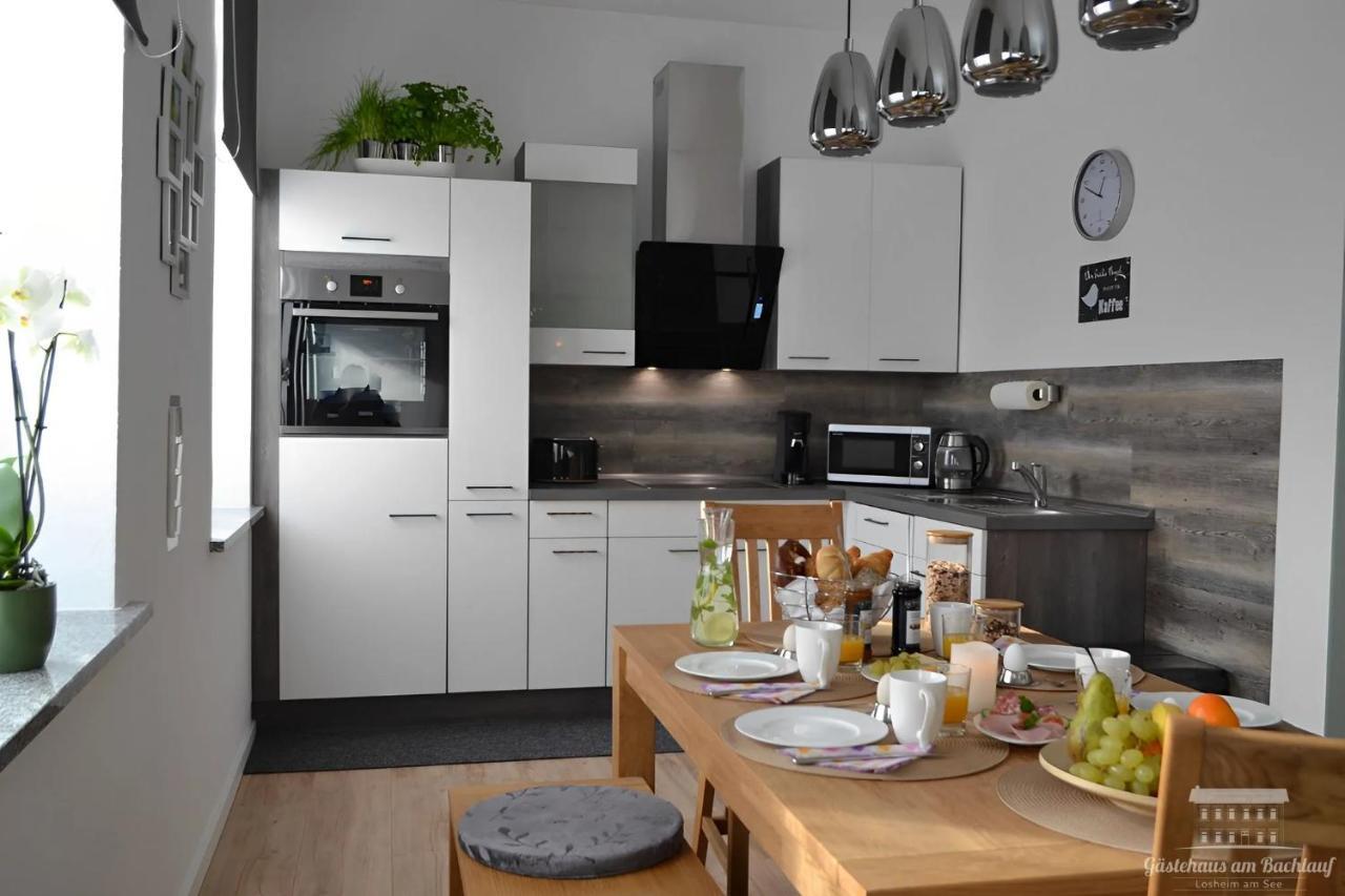 Komfort Ferienwohnungen Mit Wellness-Garten - Gaestehaus Am Bachlauf - Losheim Am See Exterior foto